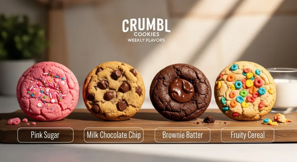 Crumbl Cookies Weekly Flavors